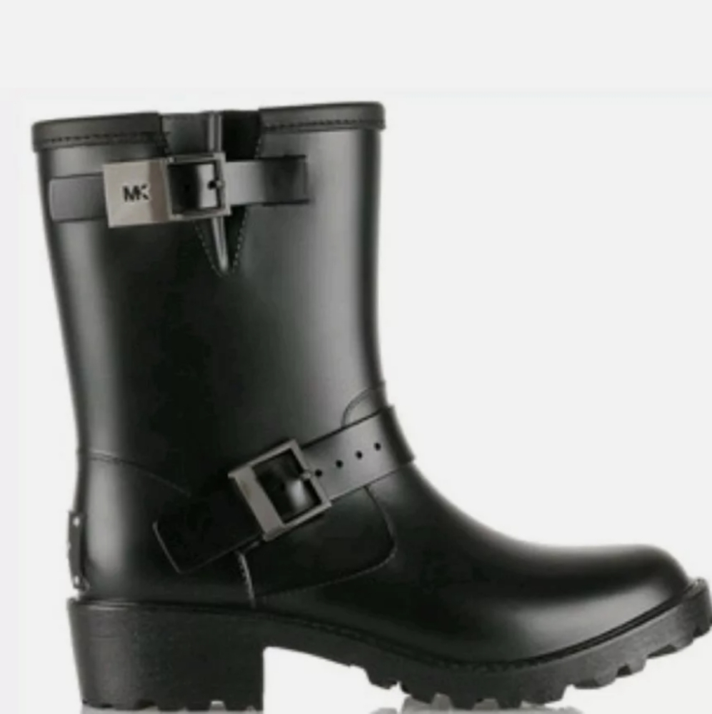 MICHAEL KORS WOMAN BIKER ANKLE RAINBOOT RUBBER DEV